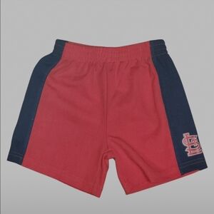 St. Louis Cardinals Red Shorts Infant Boys Sz 24Months MLB Logo Baseball Fandom
